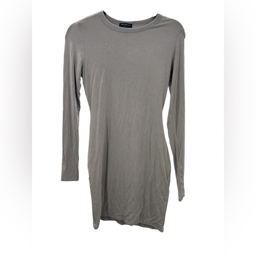 Naked Wardrobe Gray Mini Dress